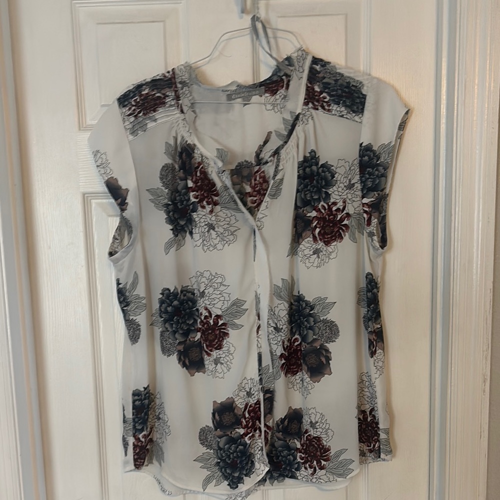 Floral Print Women's Top